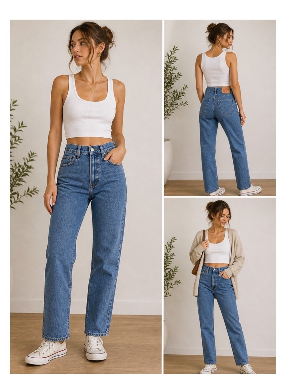Levi’s High-Rise Straight Leg Women’s Jeans - Blue